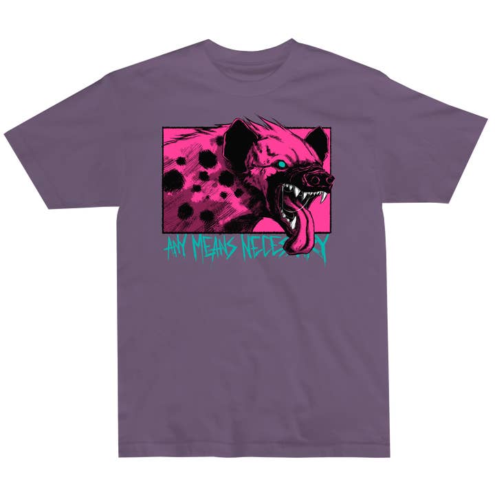 Snarl T-Shirt Lavendel für den Großhandel von Any Means Necessary