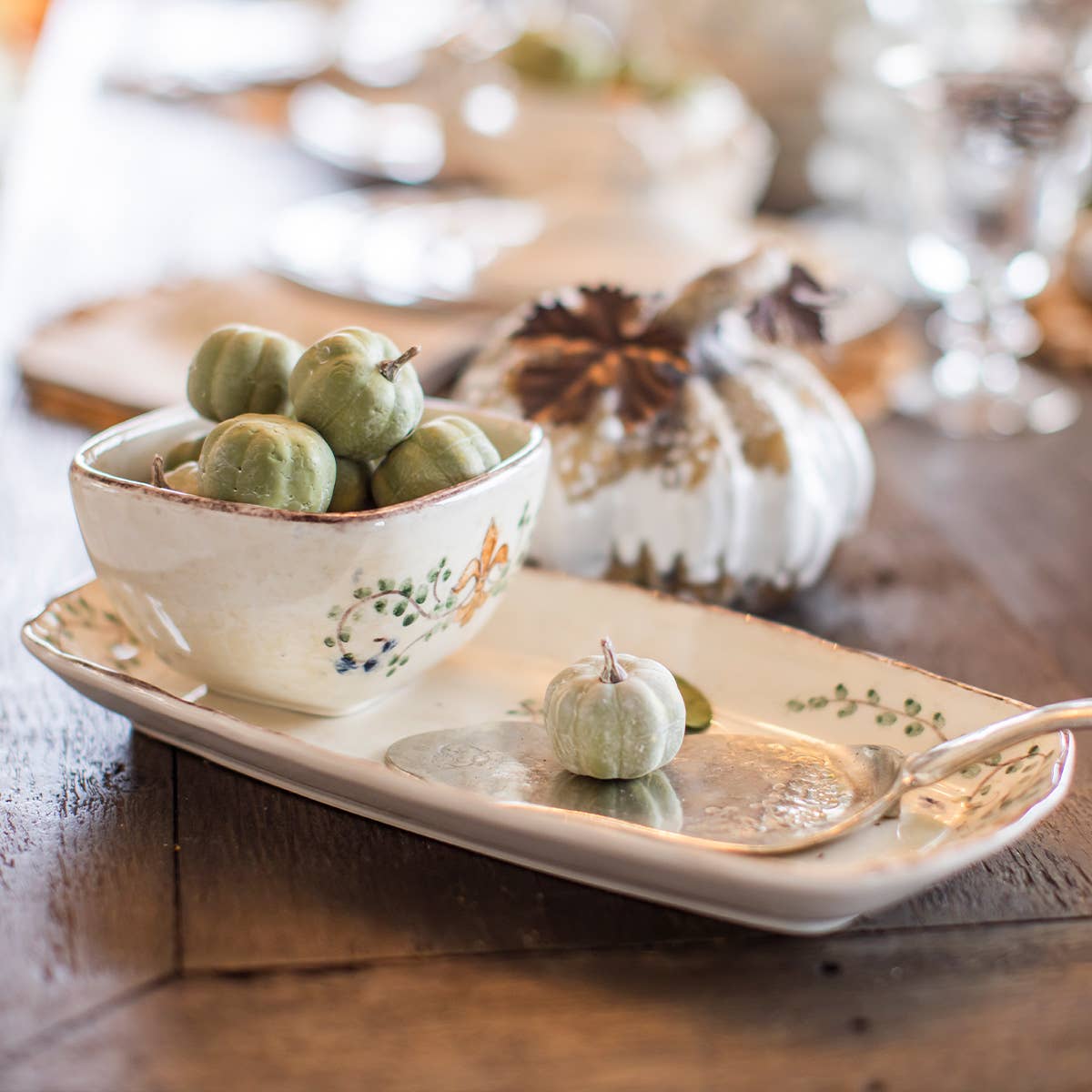 Arte Italica & Crown Linen Designs - Venta al por mayor Bandejas decorativas - Bandeja rectangular Medici2