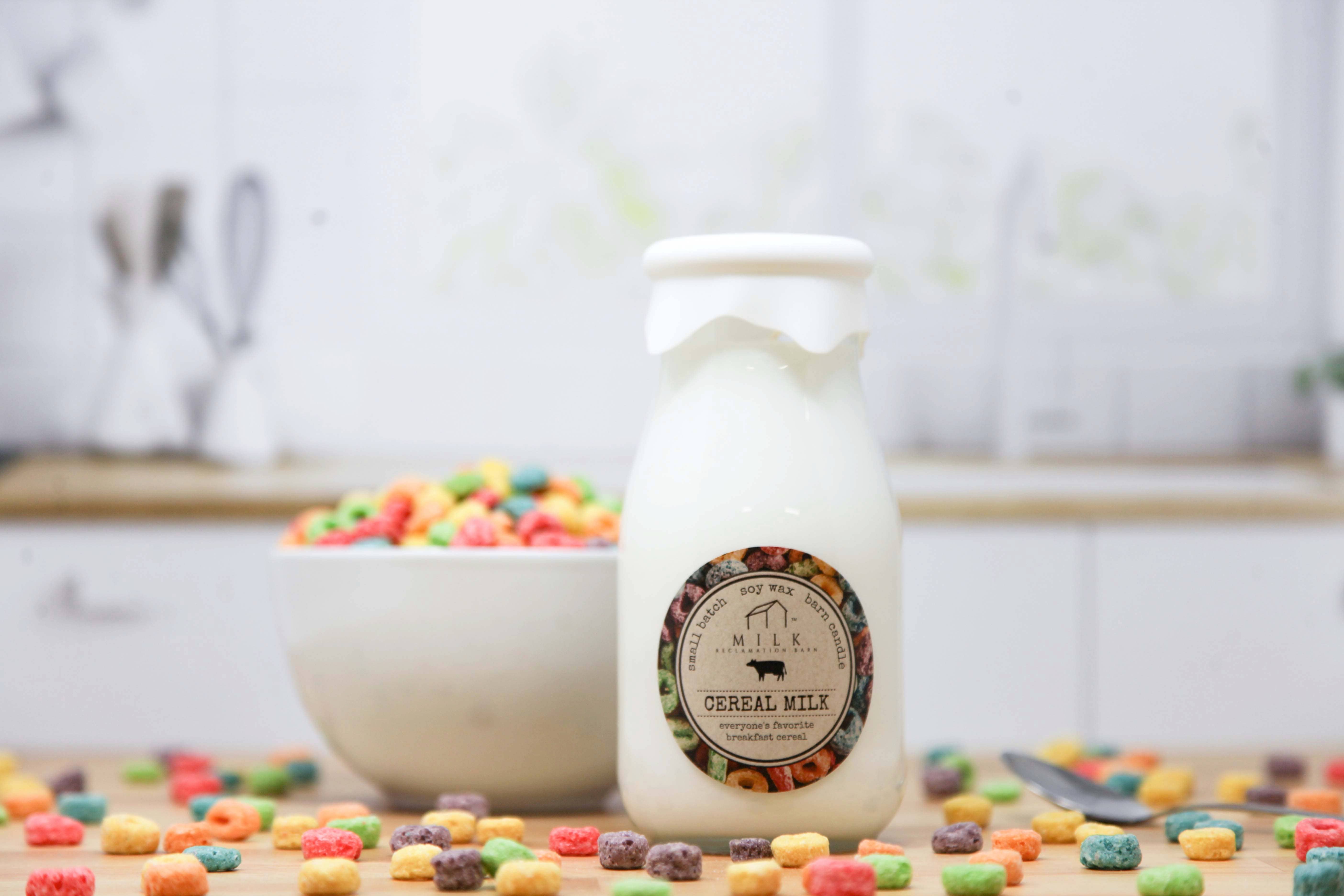 Milk Reclamation Barn - Wholesale Jar/Filled Candle - Milk Bottle Candle 13 oz6