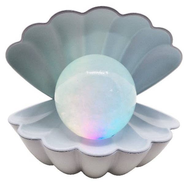 Showcase - Wholesale Accent/Desk Lamp - LED Color-Changing Clam Shell Glitter Lamp5