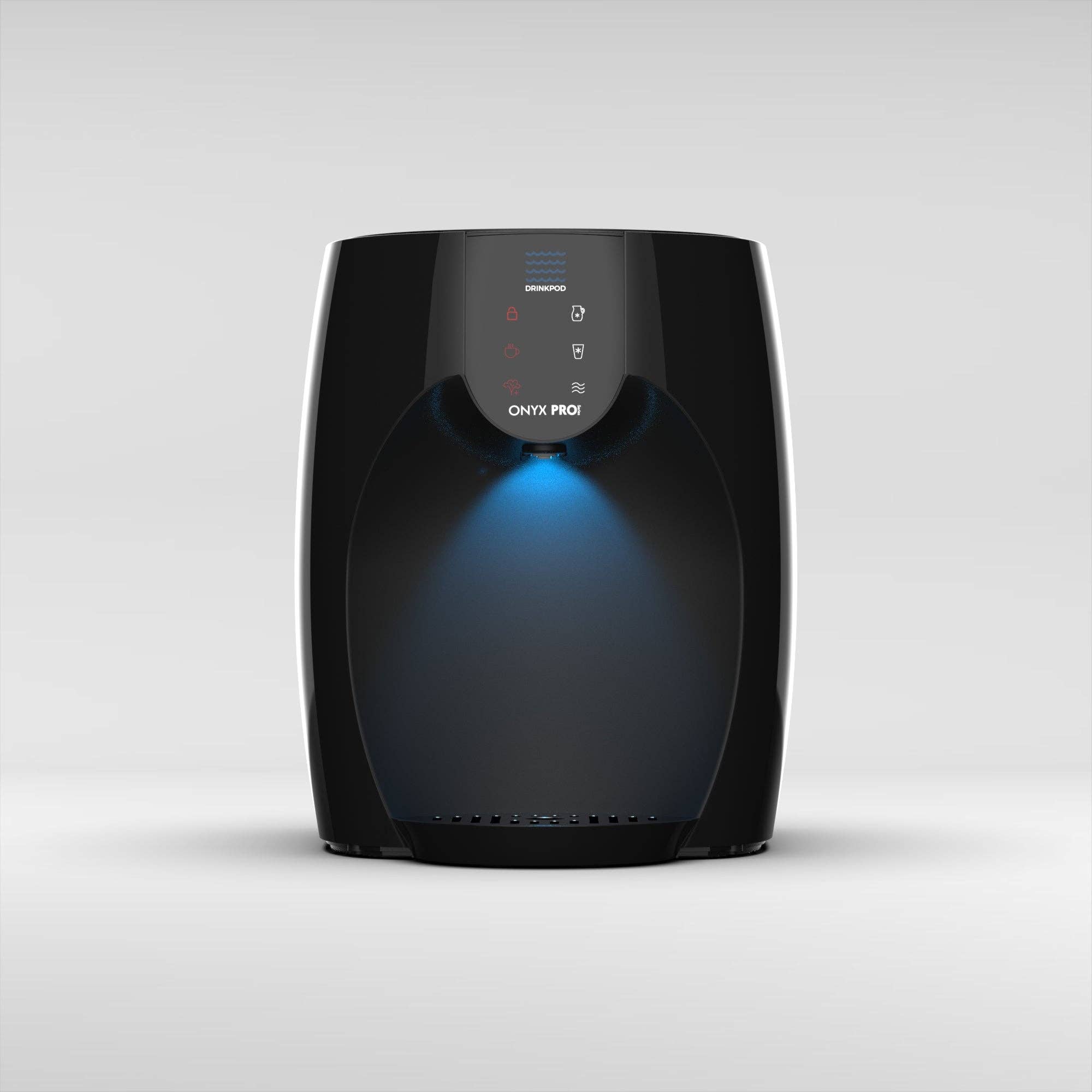 DRINKPOD LLC - Wholesale Kitchen Appliance - Onyx Pro Series - Counter Bottleless Watercooler | UV Light | Ultra+3 Purification4