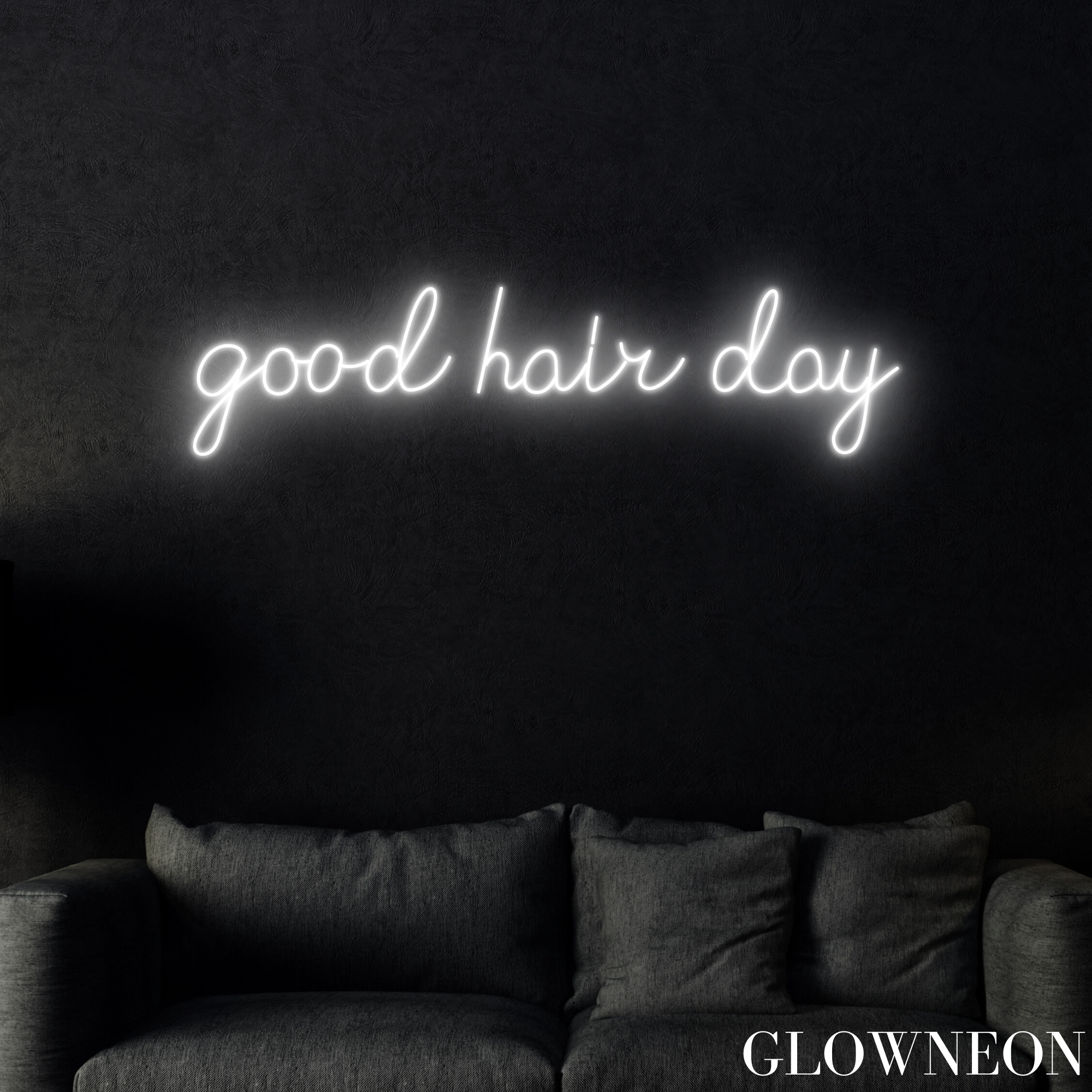 Glow Neon - Wholesale Neon Sign - Good Hair Day Neon Sign, Hair Salon Led Sign, Barber Decor2