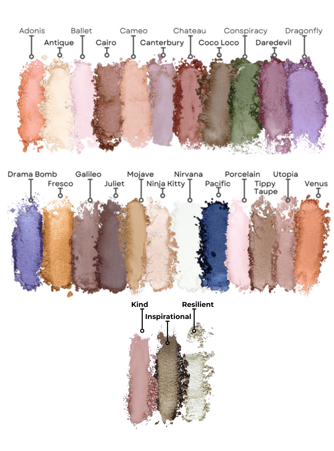 Honeybee Gardens Natural Cosmetics & Body Care - Wholesale Eyeshadow - Pressed Eye Shadow Singles15