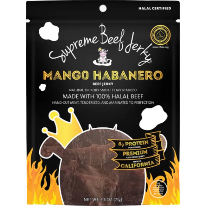 Cow Crack Wholesale - Wholesale Jerky - Supreme Mango Habanero Beef Jerky 2.5 oz