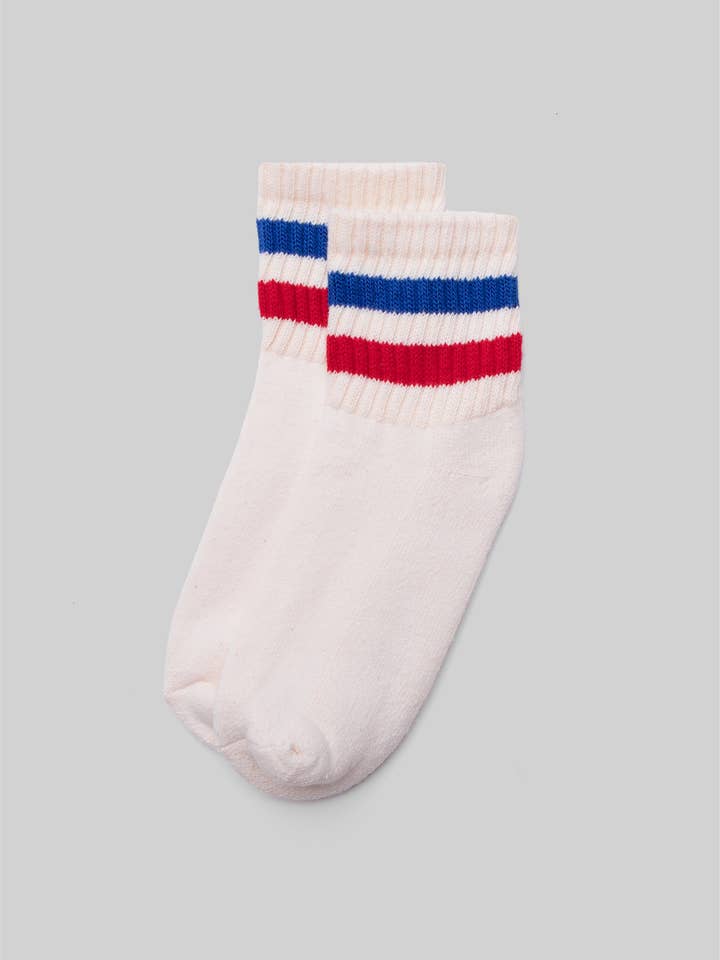American Trench - Wholesale Socks - Unisex - The Retro Stripe Quarter Crew3