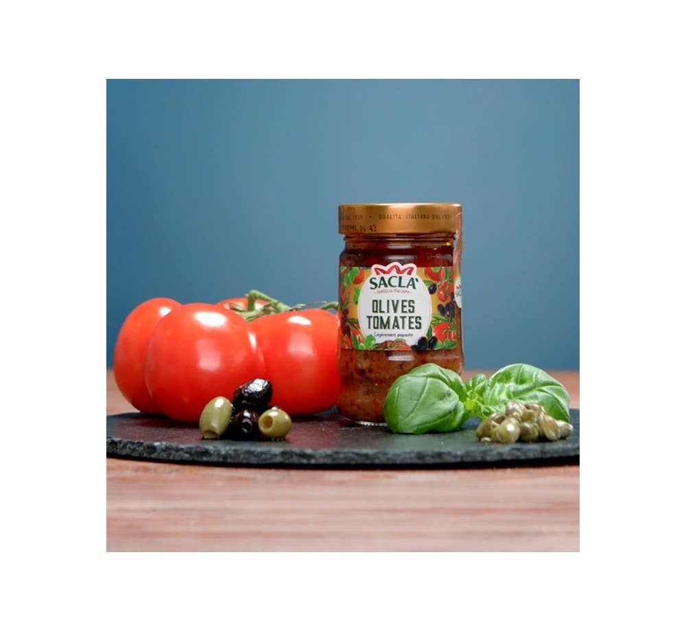Sacla - Wholesale Dip - Olive & tomato sauce 190 g1