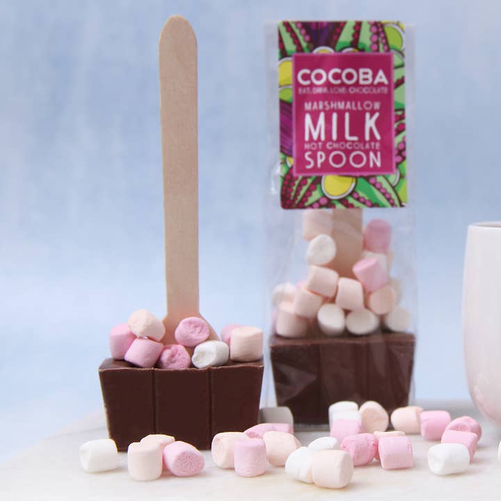 Cocoba - Wholesale Hot Cocoa Spoon - Marshmallow Milk Hot Chocolate Spoon