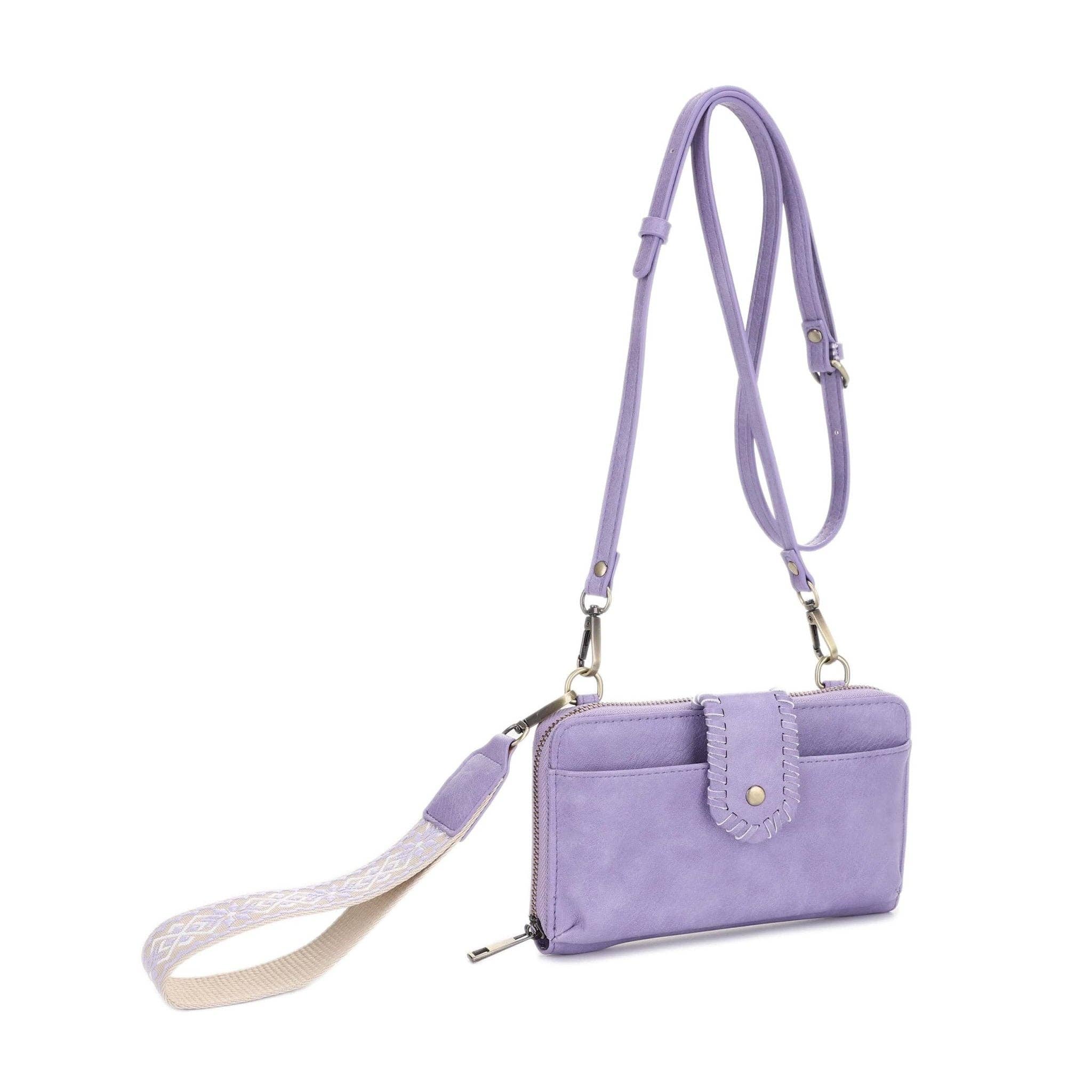 MiMi Wholesale - Wholesale Crossbody Bag - Women's - SV32087WW Jolie Crossbody Wallet With Boho Wrist Strap4