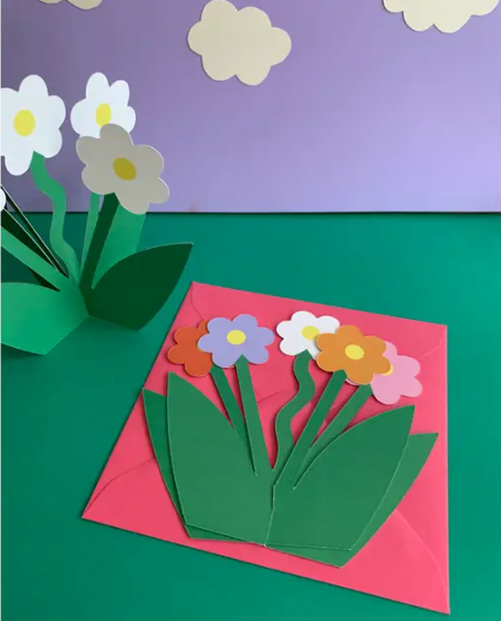 Kitty Kenda Papergoods - Wholesale Everyday Greeting Card - Standing 3D Daisy Floral Bloom Everyday Greeting Card 1