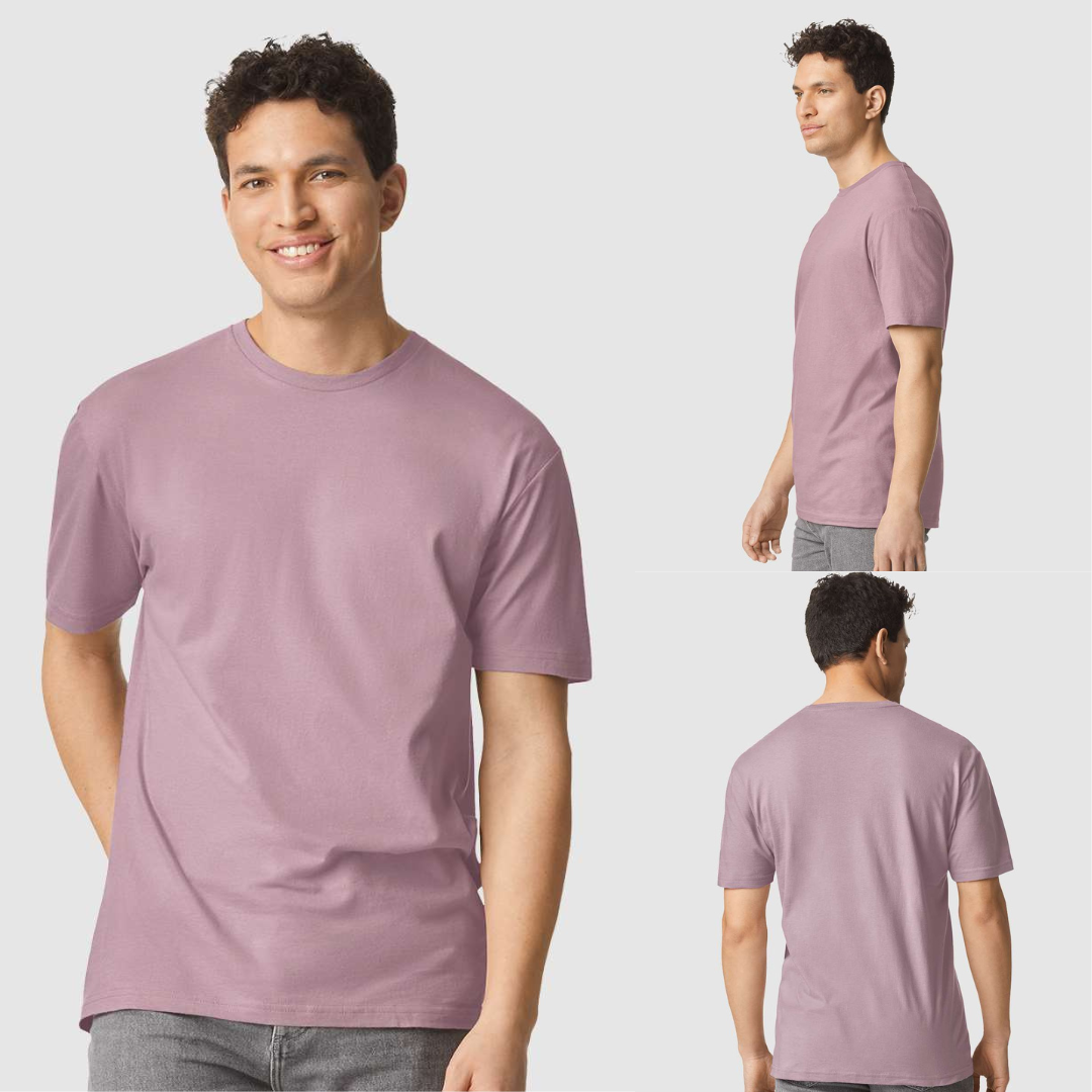 MYES BULK APPAREL - Wholesale T-Shirt - Men's - Gildan 64000 Softstyle Tee – Unisex Lightweight Comfort 3
