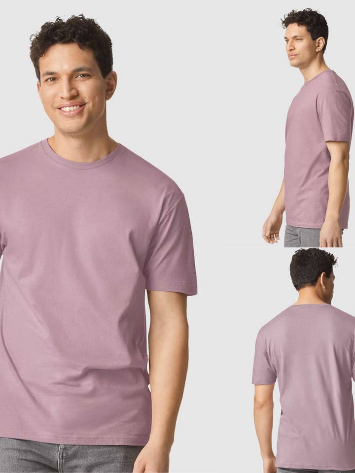 MYES BULK APPAREL - Wholesale T-Shirt - Men's - Gildan 64000 Softstyle Tee – Unisex Lightweight Comfort 3