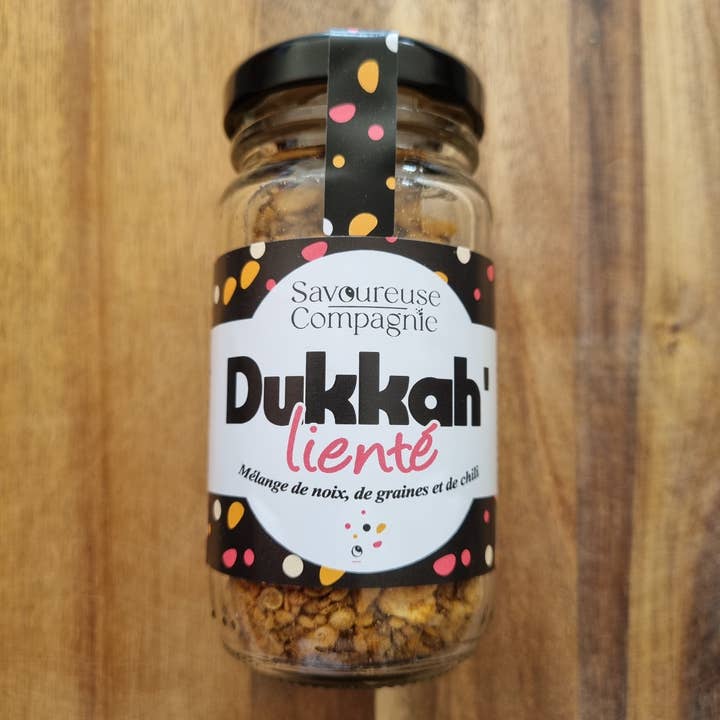 La Savoureuse Compagnie – wholesale Dried spice mix – Dukkah' li- Jar - certified by Certipaq FR-BIO-091