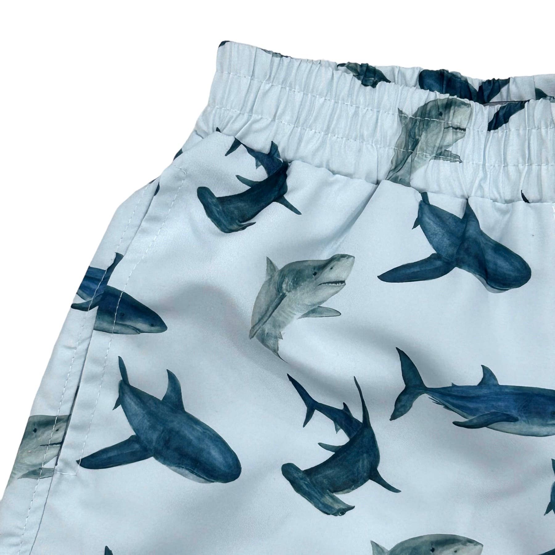 Sugar Bee Clothing - Wholesale Swim Shorts - Kids - Boys Summer Swim Shorts - Sharks 5