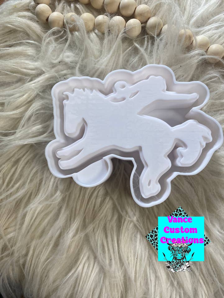 Moule Bronco Rider Freshie pour la vente par Vance Custom Creations