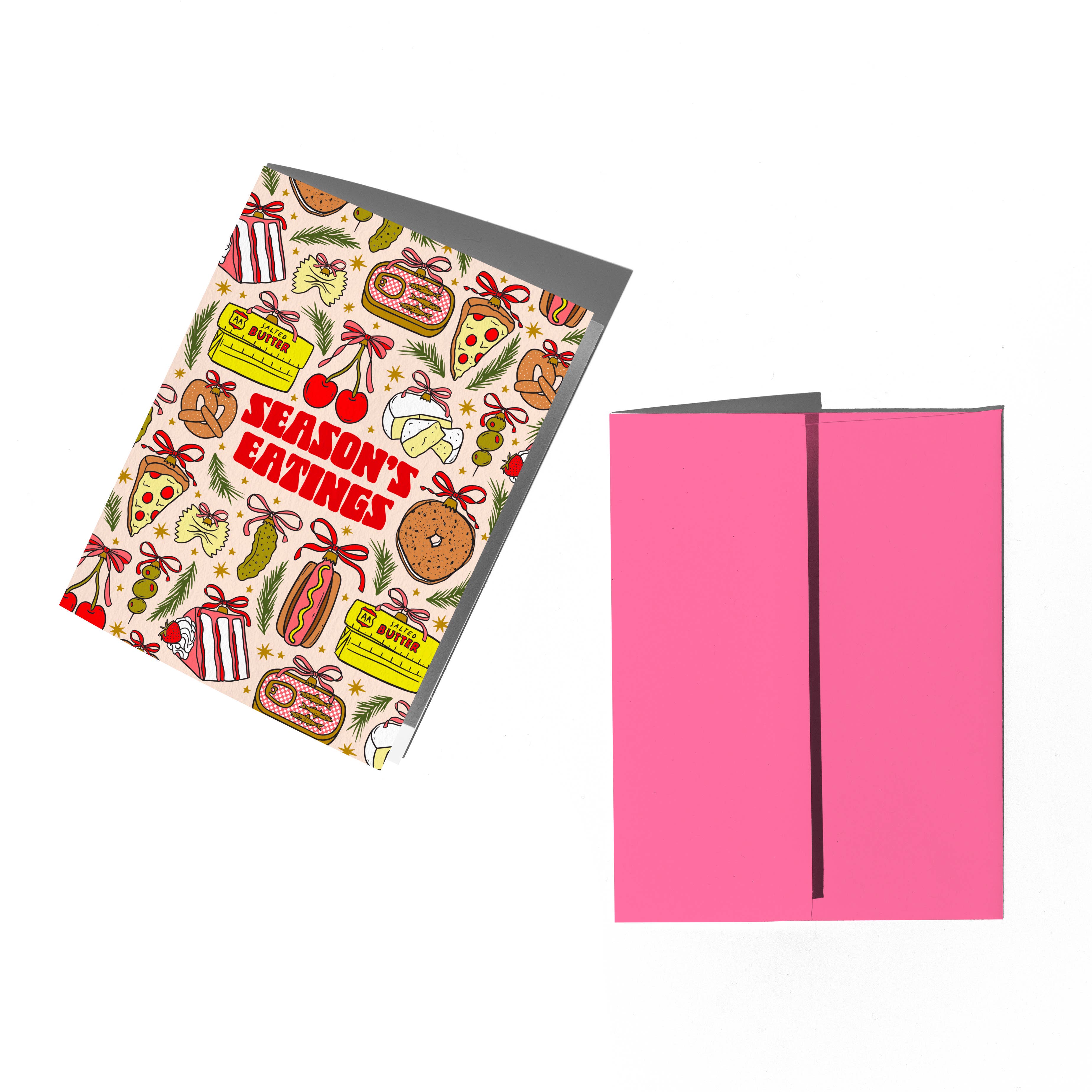 Boss Dotty Paper Co. - Vente Cartes de Noël - Carte des Fêtes de la saison des Eatings1