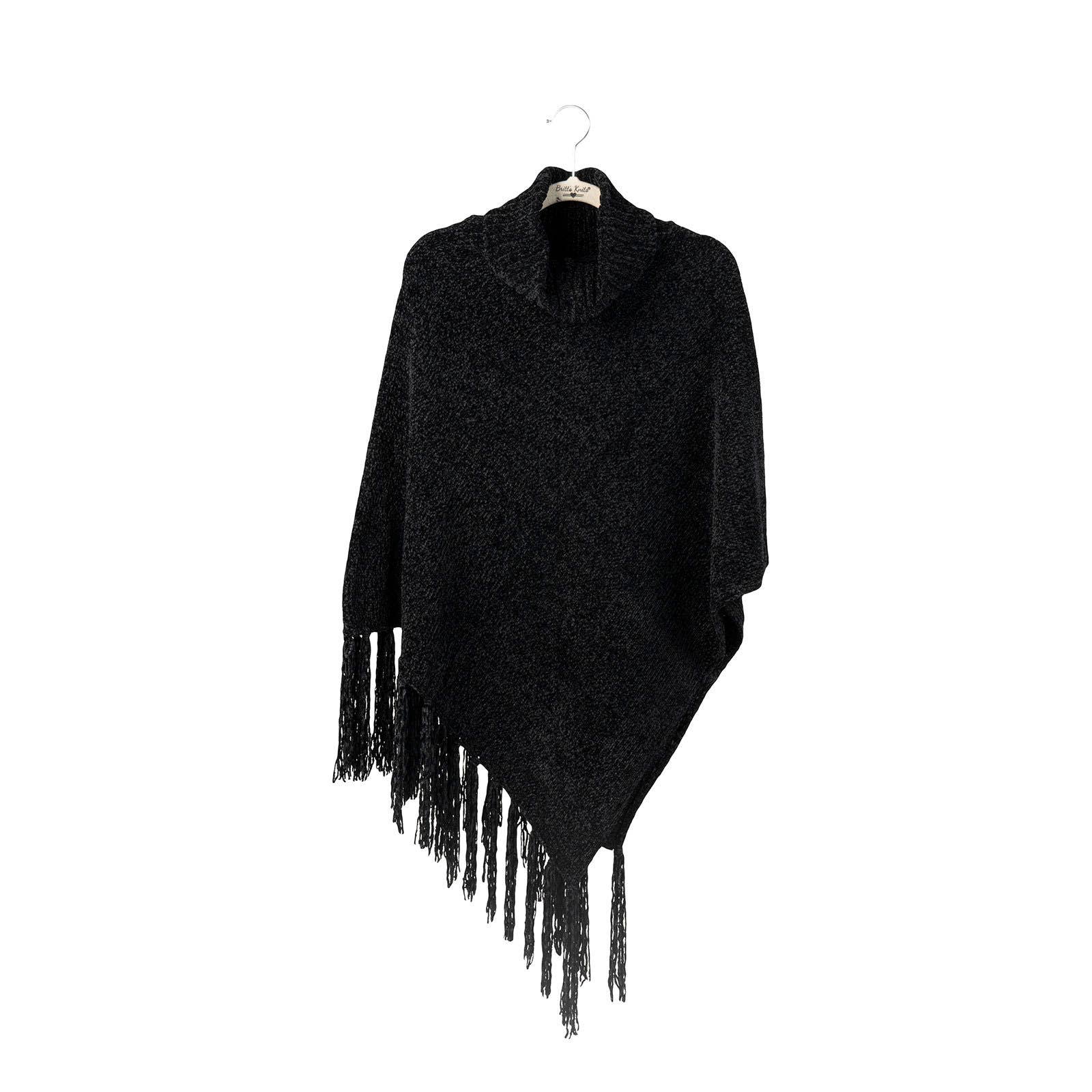 DM Merchandising – wholesale Poncho – Women's – Britt's Knits Beyond Soft Cowl Neck Poncho Assortment5