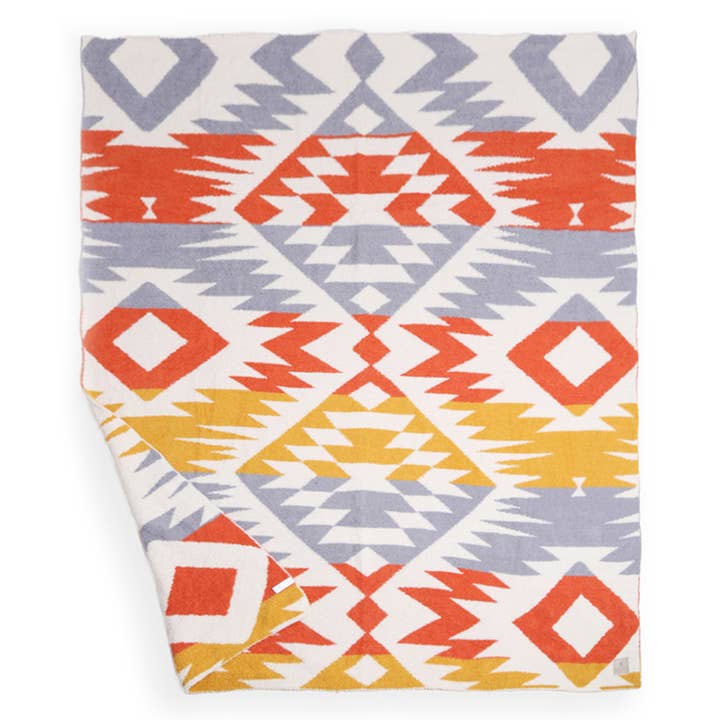 Fashion City - Vendita all'ingrosso Plaid - Comoda coperta morbida con motivo tribale 13