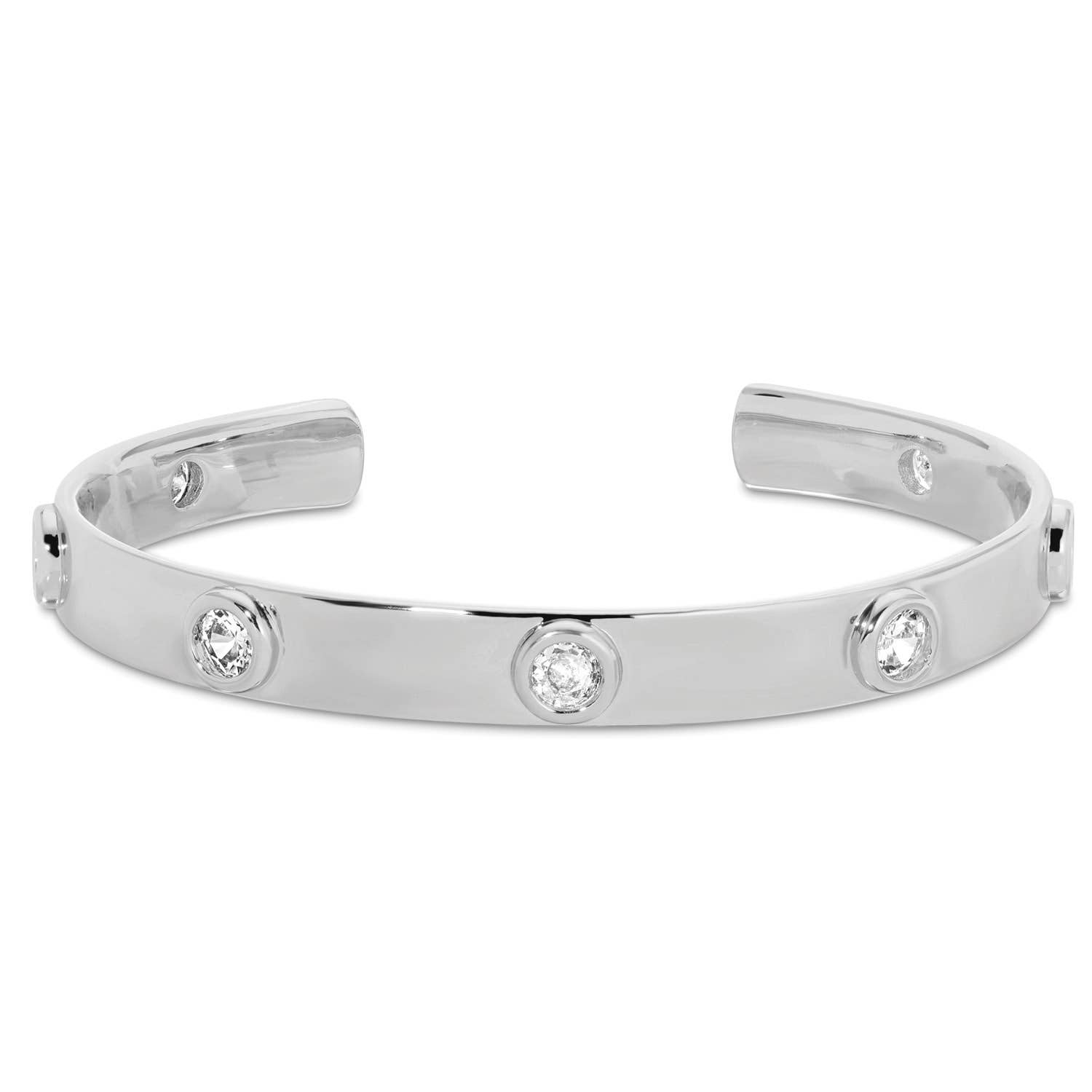 Splendid Iris - Wholesale Cuff Bracelet - Cubic Zirconia Cuff Bracelet3
