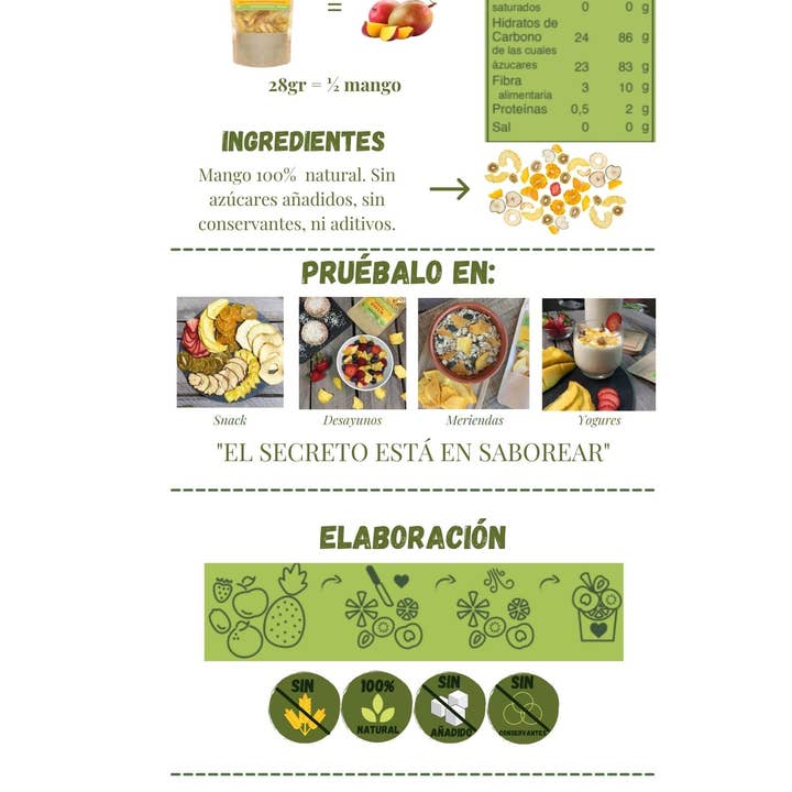 Natursnacks - Wholesale Dried/Dehydrated Fruit - BIO Dried Mango1