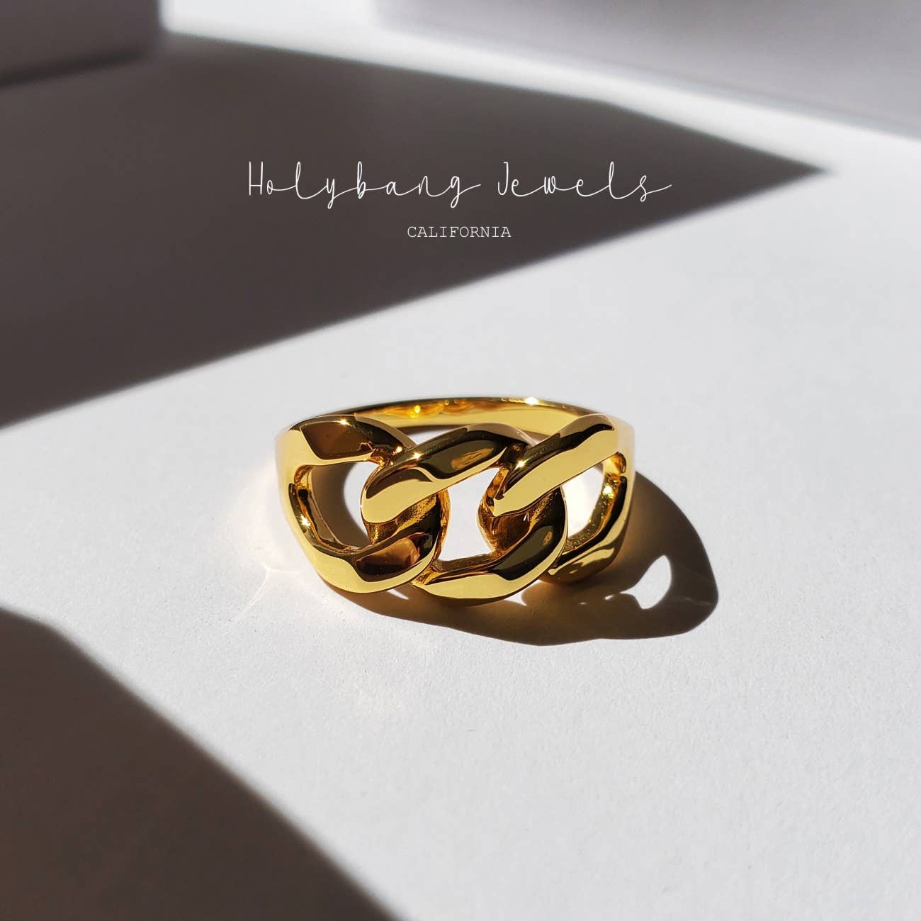 HolyBang Jewels - Wholesale Chain Ring - CHUNKY CHAIN RING - R-F12019