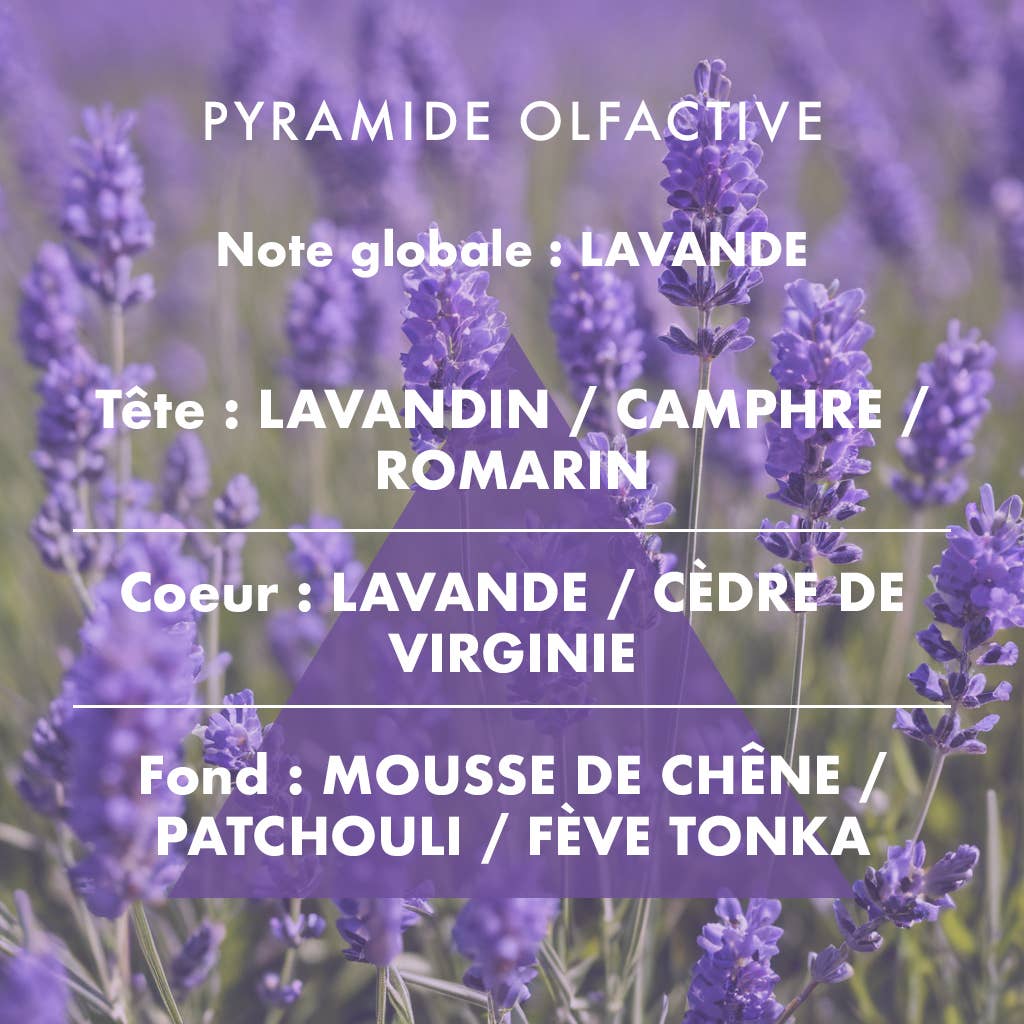 L'Échoppe Buissonnière – Großhandel Kerze im Glas / gefüllte Kerze – Lavendel - Duftkerze 180g3