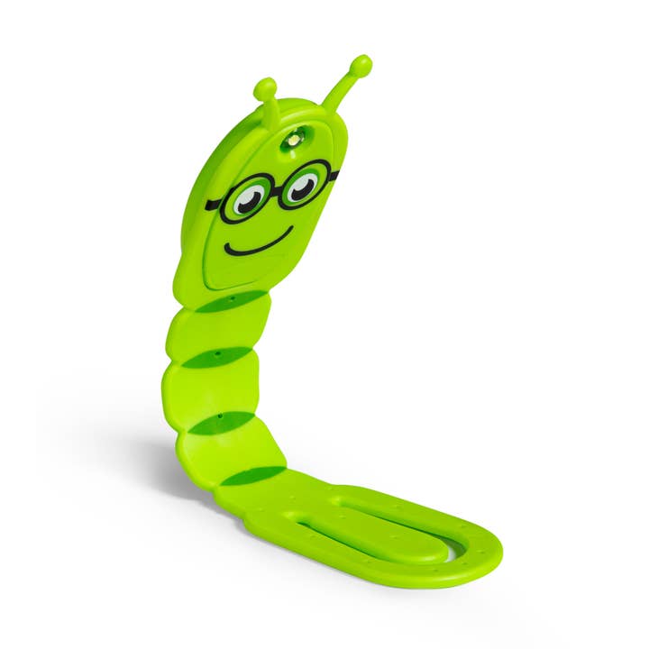 Green Flexilight Bookworm - Booklight / Bookmark in one for wholesale on Faire7