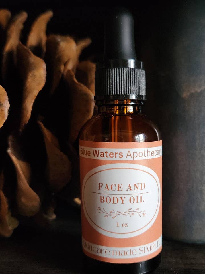 Face and Body Oil for wholesale by Blue Waters Apothecary