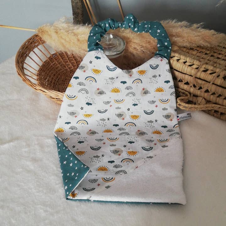 Rainbow Elasticated Towel for wholesale by Miss et Cie