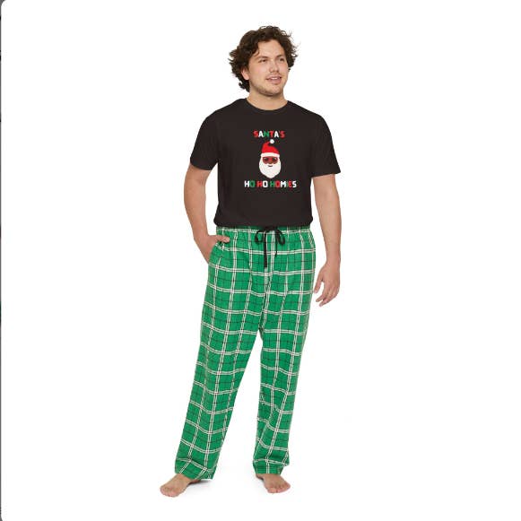 Differently Gifted - Wholesale Sleepwear Set - Unisex - Ho Ho Homies Diverse Santa Matching Xmas Pajama Set4
