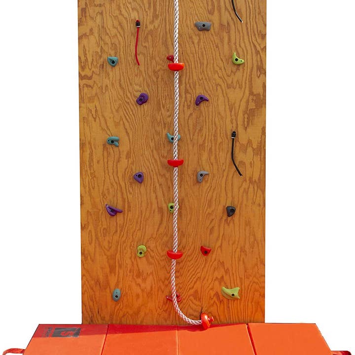 b4Adventure - Wholesale Sporting Game - Kids & Baby - Slackers DIY Rock Climbing Wall Kit W/ Crash Pad & Rope