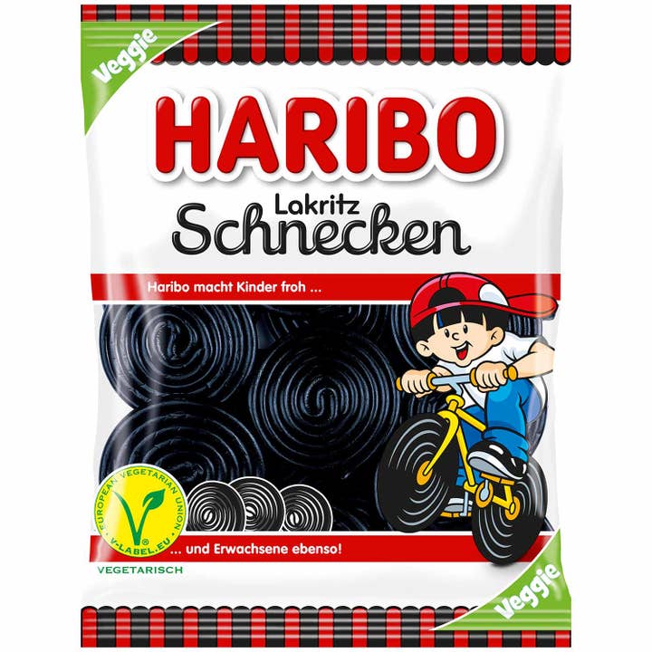 Global Bite Co - Wholesale Gummy - Haribo Rotella Lakritz Schnecken 175g (Germany)