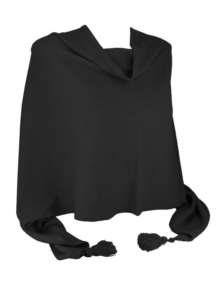M BY FLECHET - ESSENTIALS - ALP1 - Wholesale Poncho - Women's - MERINO WOOL & CASHMERE PONCHO - 2HS2027