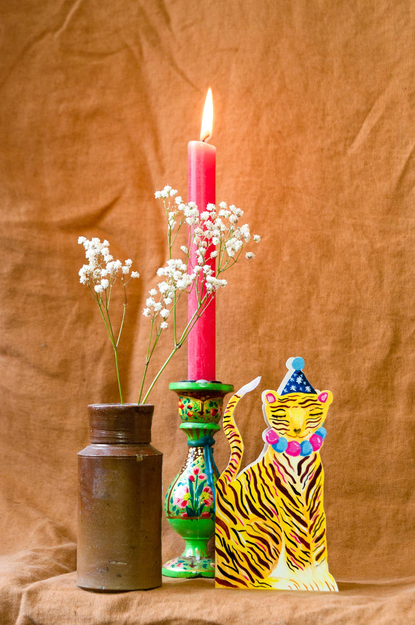 Hutch Cassidy - Vente Cartes d'anniversaire - Carte de vœux « Party Tiger Die-Cut »1