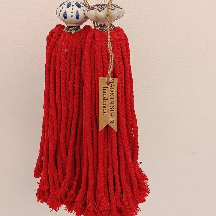 Red Earth Collection Red Threads Tierra Colorada - Decorative Boho Tassel for Curtains, Doors for wholesale on Faire8