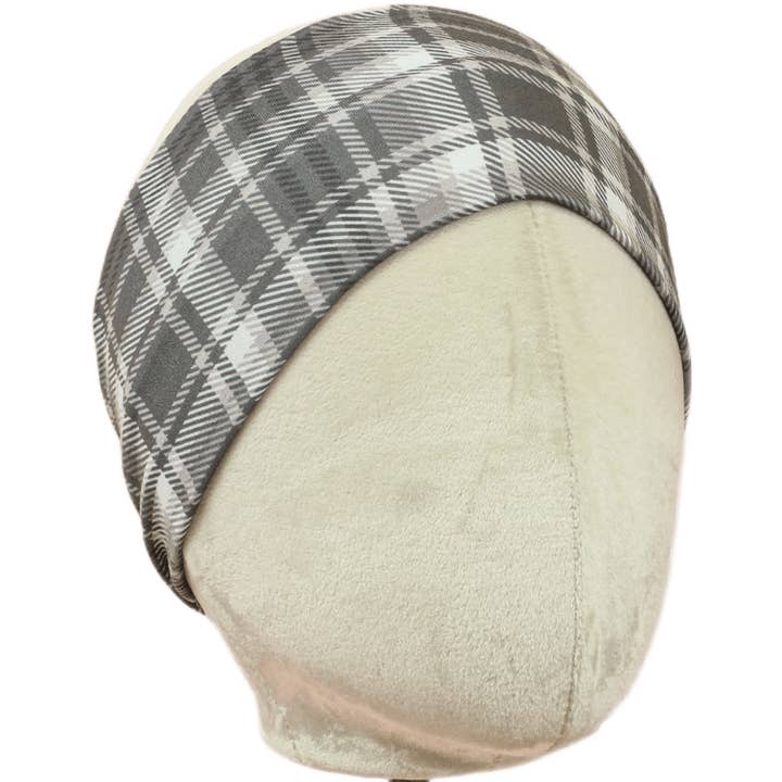 Silas Plaid Stretch Headband for wholesale by The Sassy Olive Handmade Headbands