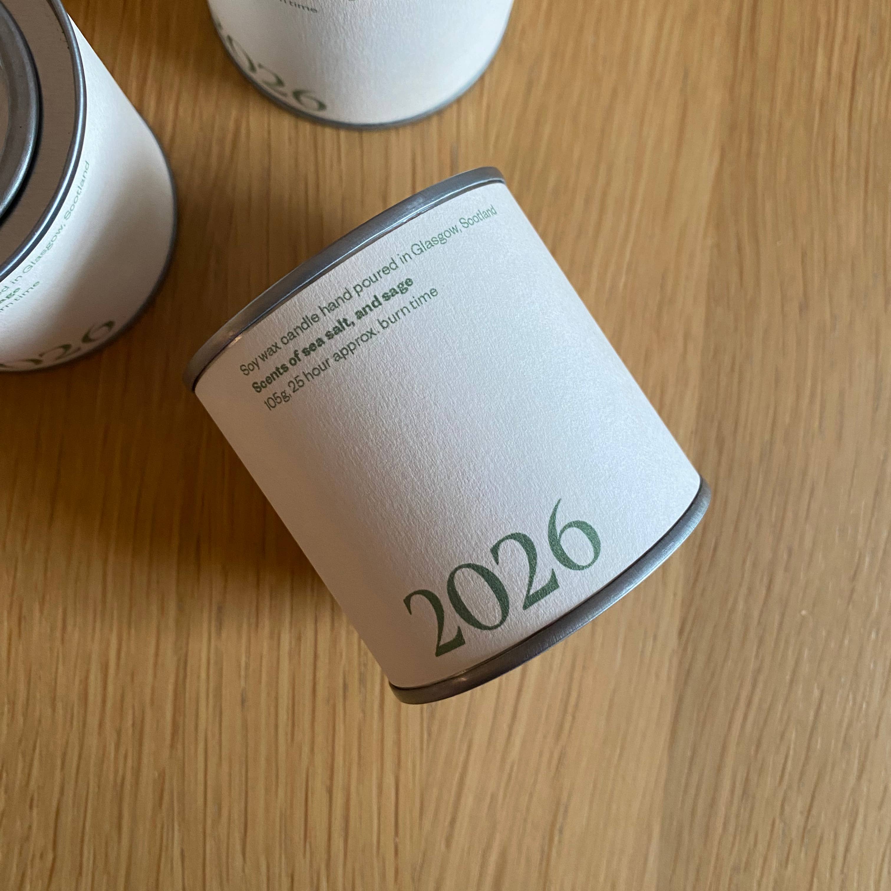 Lovat Press - Wholesale Travel Candles - 2026 New Year Candle2