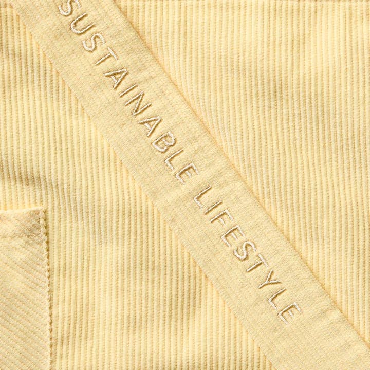 Tintok - Vendita all'ingrosso Borsa a tracolla - Unisex - Borsa Mati in velluto a coste - Giallo pastello in cotone 100% biologico7