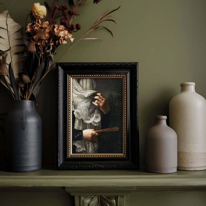 Modern Antique Prints - Wholesale Art Print - Lace Veil – Victorian Portrait Poster2