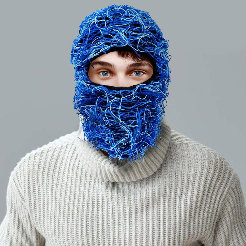 Sensibling Corp. - Wholesale Balaclava - Unisex - Distressed Fuzzy Winter Balaclava Mask Hat
4