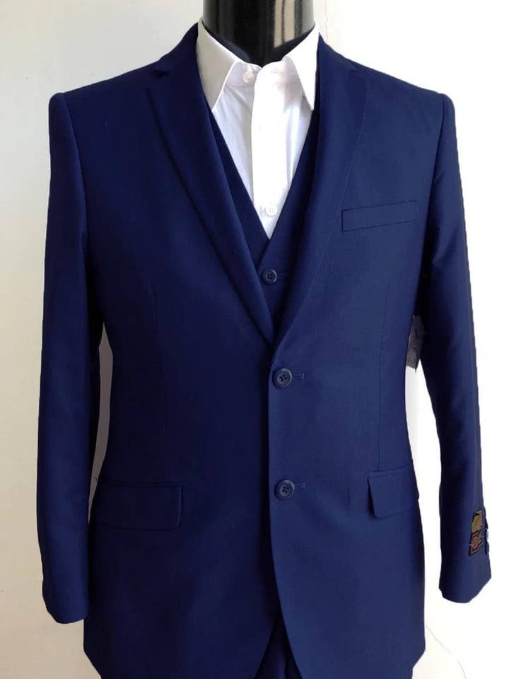 Blå brudgumdräkt för wholesale av Alberto Nardoni