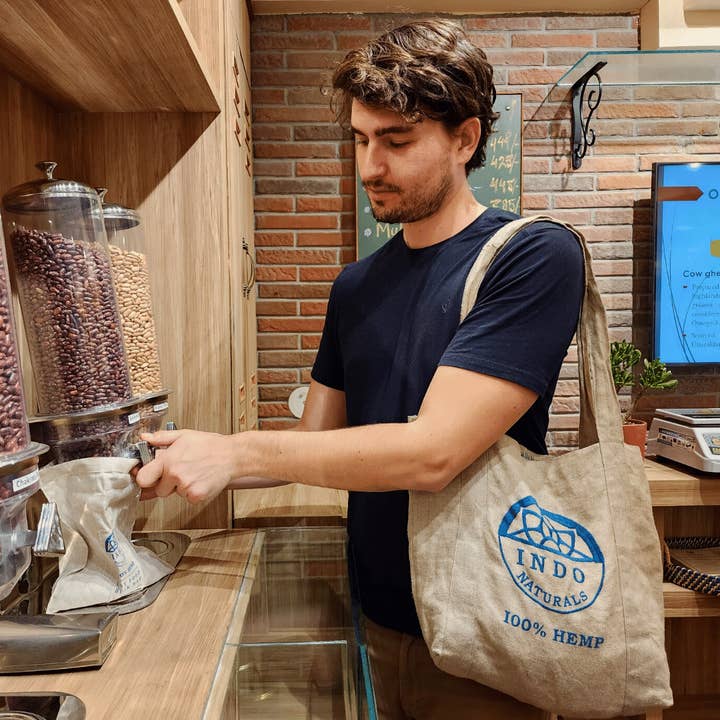 Indo Naturals - Wholesale Tote Bag - Women's - TOTE DAY BAG: 100% Hemp7