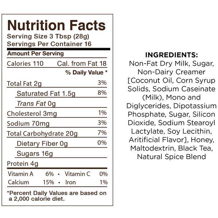 Fireside Coffee Co. - Wholesale Iced Tea - Spiced Chai Tea 8oz Can3