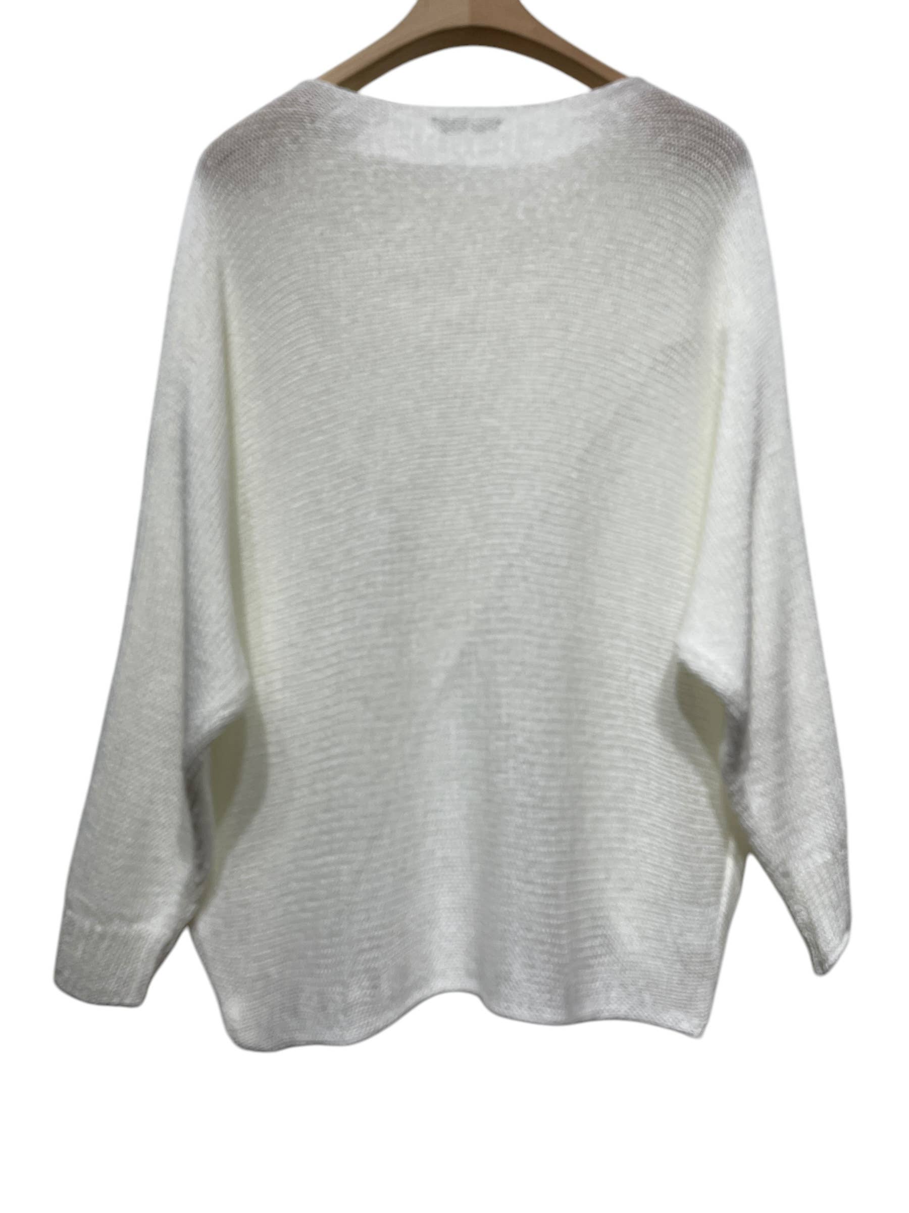 LINEN & COTTON HOUSE – wholesale Stickad topp - Dam – 6461 100 % bomull, one size, US 12-16, UK 8-12, EU 40-4425