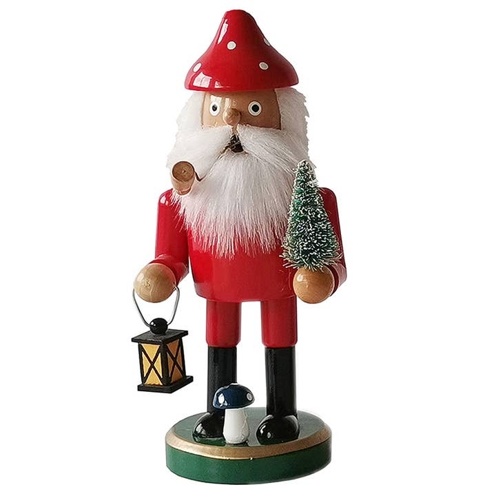 Santa’s Workshop Inc. - Wholesale Christmas Decoration - 8" Gnome Smoker