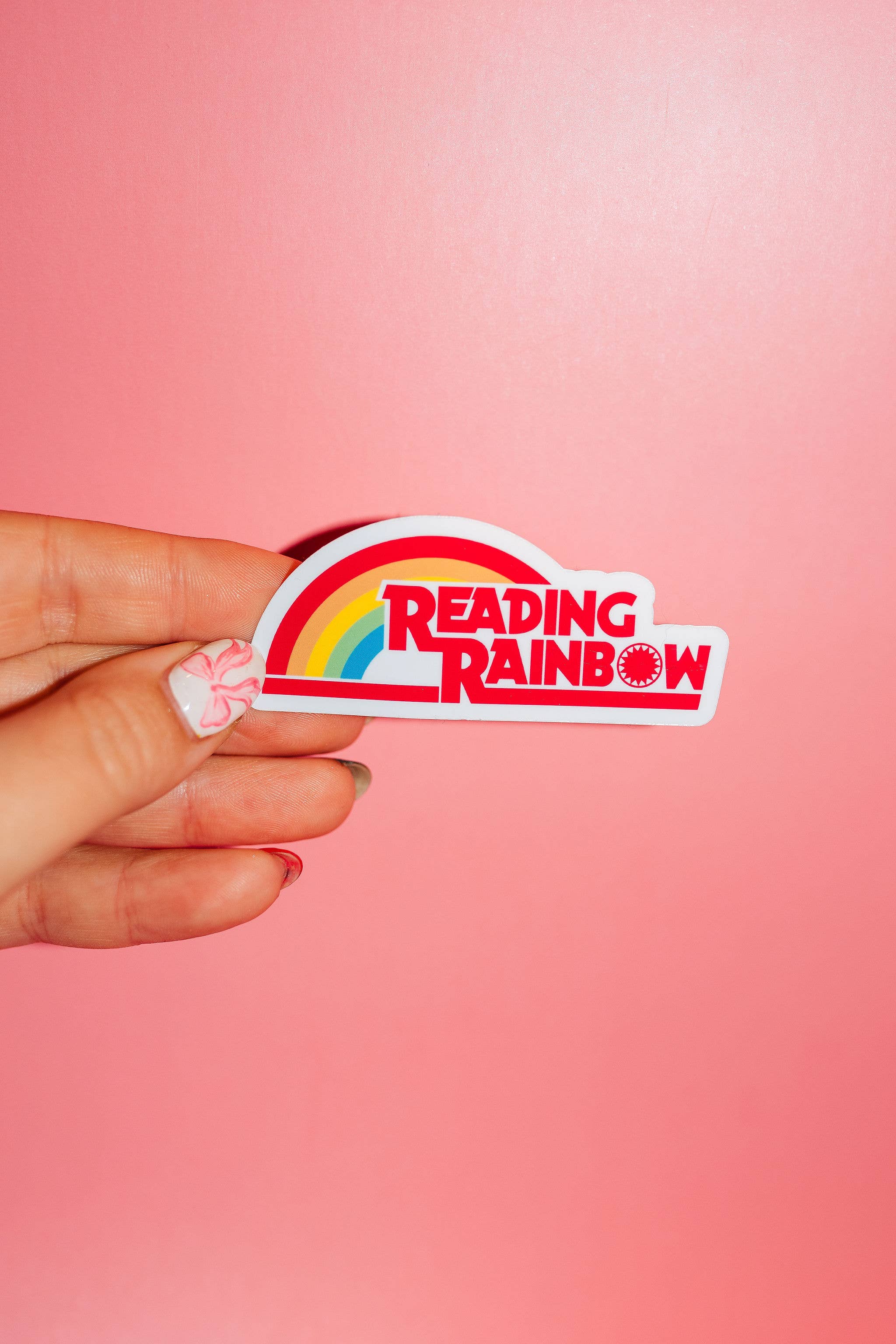 ShopSourSweetener - Vendita all'ingrosso Adesivo - Adesivo Reading Rainbow, TV retrò nostalgica anni '80 '90 2000