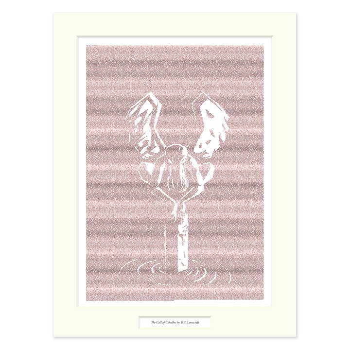 The Call of Cthulhu Matted Print for wholesale by Litographs