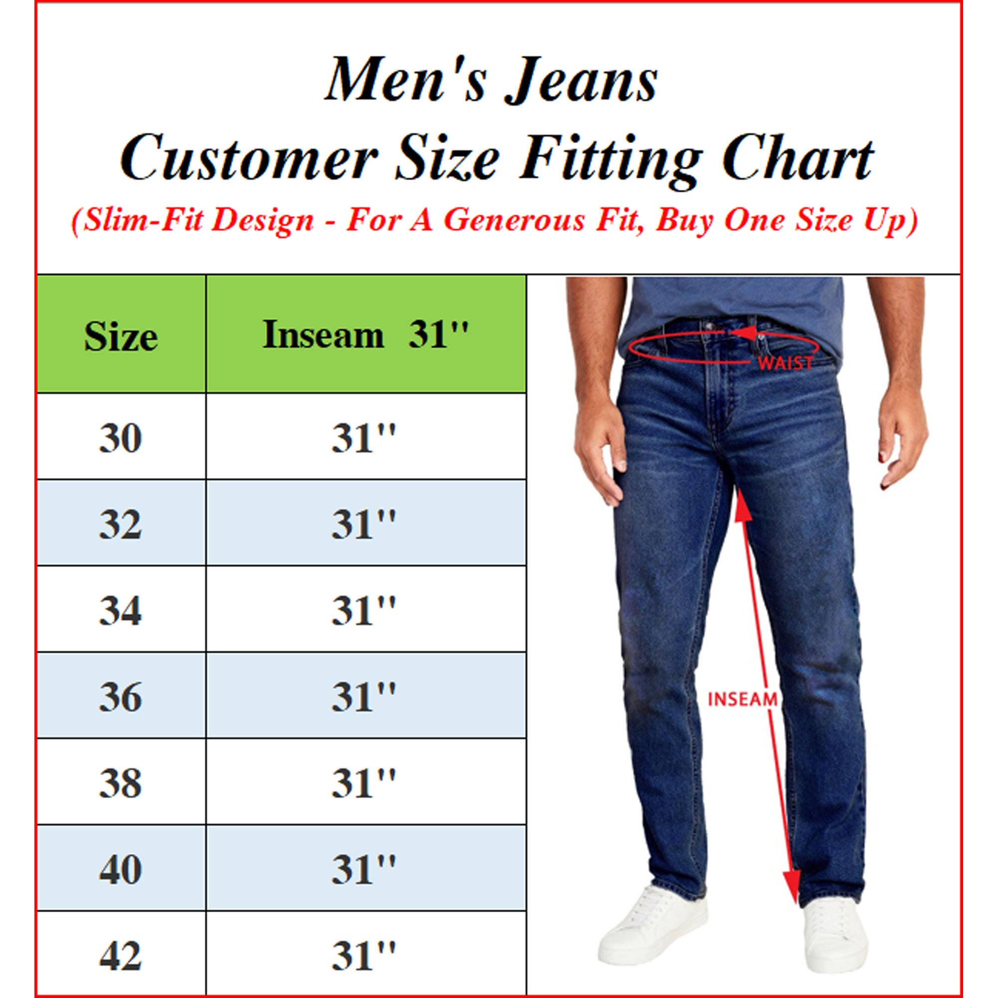 Galaxy By Harvic – wholesale Jeans – Men’s – Mens Flex Stretch Slim Straight Jeans Classic Denim Menswear7
