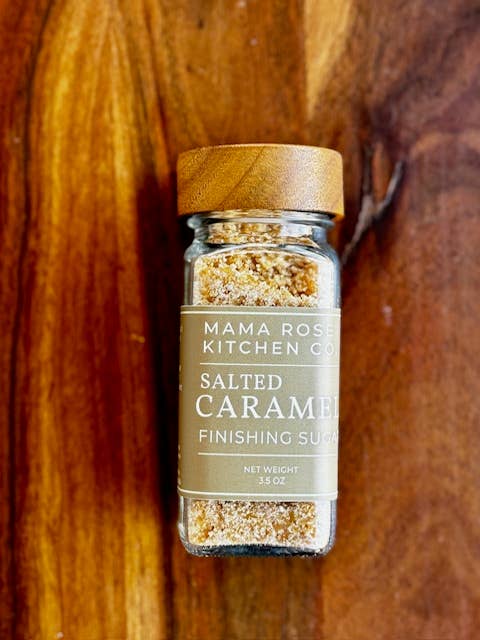 Salted Caramel Finishing Sugar for wholesale by Mama Rose Kitchen Co