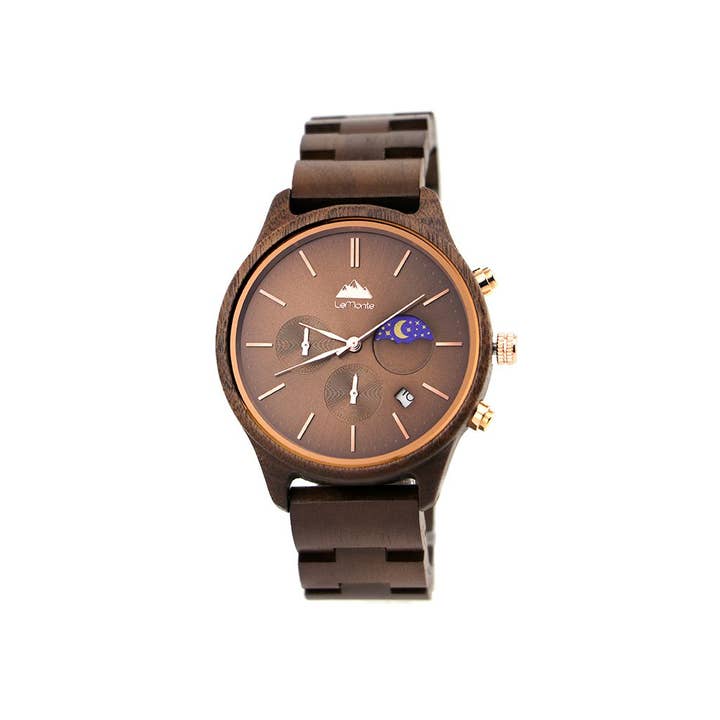 Mulhacén wooden watch for wholesale by LeMonte