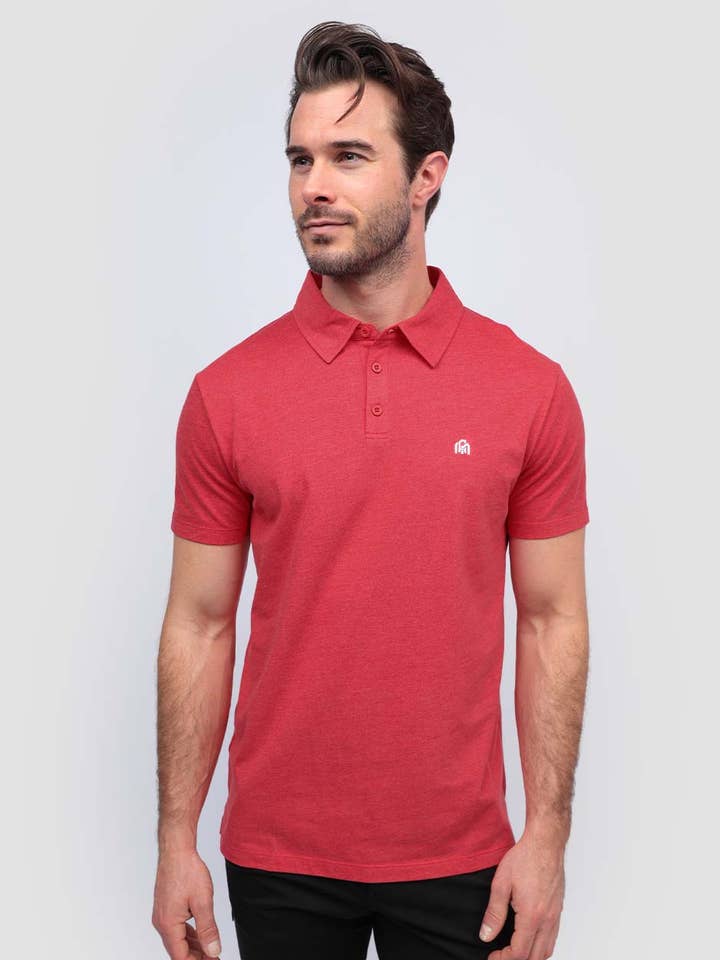 INTO THE AM - Wholesale Polo - Men's - Men's Short Sleeve Polo Shirt (Branded)63